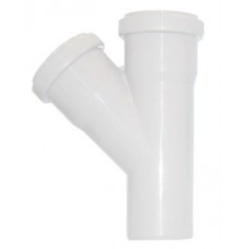 Тройник ПП 32*32*45°(белый) Тройник ПП 32*32*45°(белый)