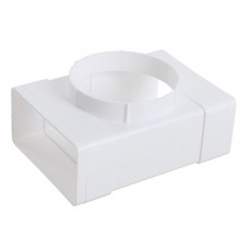 Тройник плоский 60х120 D100мм ЭРА-С, 612ТФ10П Тройник плоский 60х120 D100мм ЭРА-С, 612ТФ10П