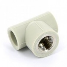 PPRC Тройник с внутренней резьбой 25*3/4*25 мм  PPRC Тройник с внутренней резьбой 25*3/4*25 мм