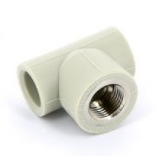 PPRC Тройник 20*1/2*20 мм внутренняя резьба  PPRC Тройник 20*1/2*20 мм внутренняя резьба