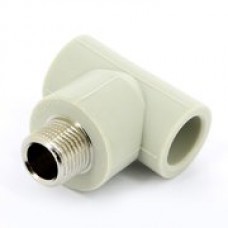 PPRC Тройник с наружной резьбой 25х3/4мм                              PPRC Тройник с наружной резьбой 25х3/4мм