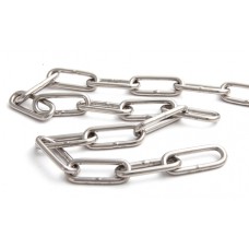 Цепь сварная LLC М4, длинное звено, DIN763 (бухта/50м) Цепь сварная LLC М4, длинное звено, DIN763 (бухта/50м)