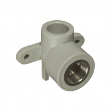 PPRC Отвод с внутренней резьбой с фланцем 20х1/2мм                           