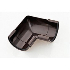 Угол 90гр внутрен 130мм ПВХ коричневый    