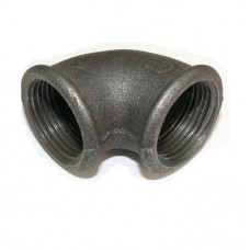 Угольник чёрный ДУ-15  Угольник чёрный ДУ-15