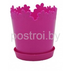 Горшок для цветов Лютик с подставкой 115001