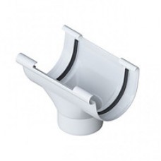 Воронка 110/80мм ПВХ белая