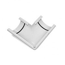 Угол 90гр внешний 110мм ПВХ белый  