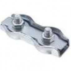 Зажим для стальных канатов 3мм, двойной, оцинкованный (упак50шт)     