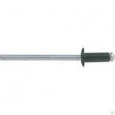 Заклепки 4*10 алюминий/сталь RAL6005 темно-зеленые (50шт) Заклепки 4*10 алюминий/сталь RAL6005 темно-зеленые (50шт)